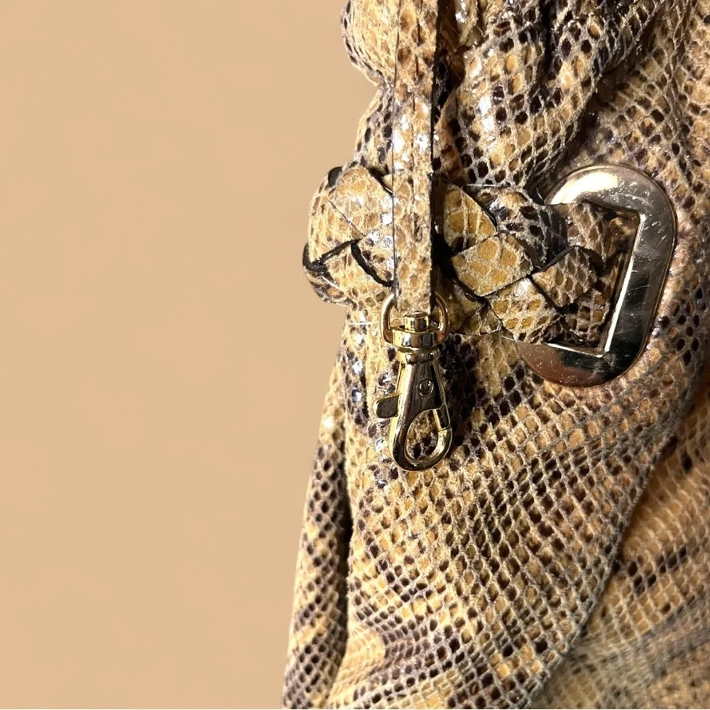 Michael Kors Designer Y2K Snakeskin Shoulder Bag